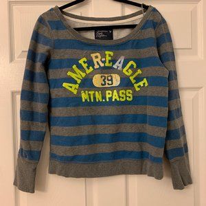 American Eagle Striped Sweater Size M